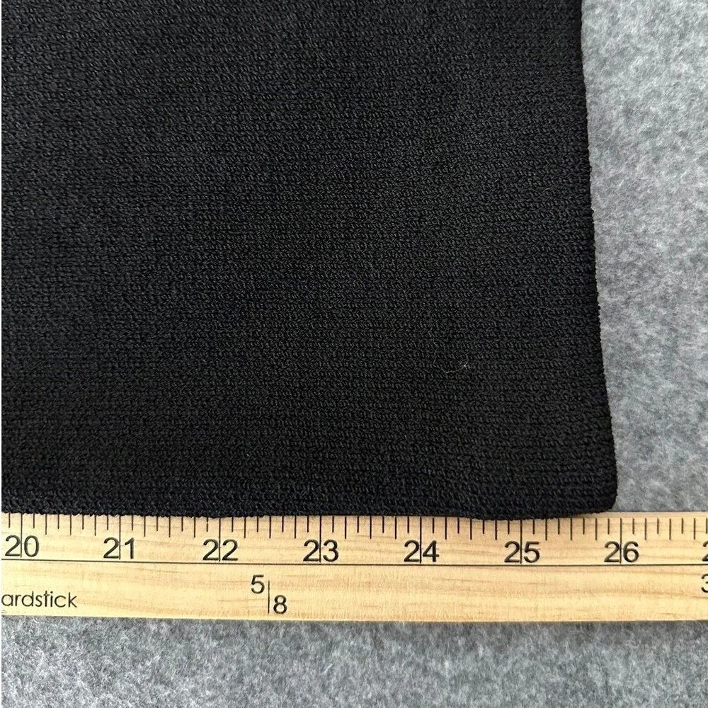 Vintage St. John Basics Black Santana Knit Pull On Pants Size 2 Made In USA 90s